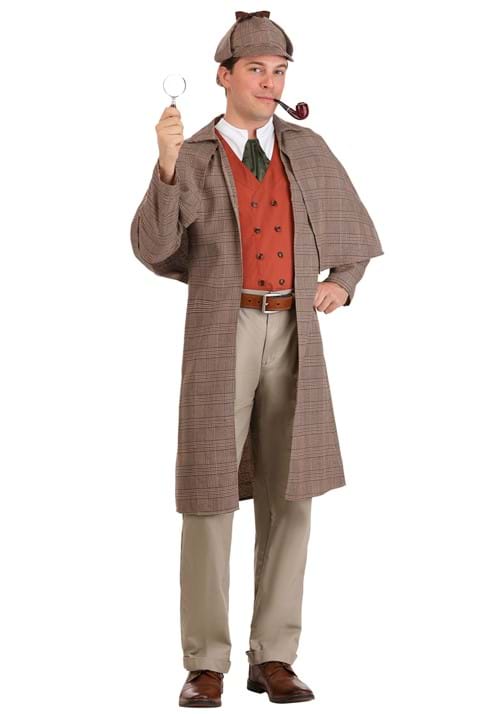Deluxe Sherlock Holmes Mens Costume