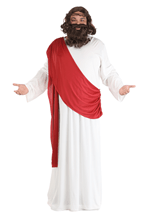 Plus Size Deluxe Jesus Men's Costume
