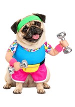 Work Out 1980s Pet Costume Alt 2