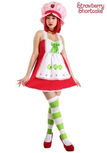 Womens Sassy Strawberry Shortcake Costume Dress