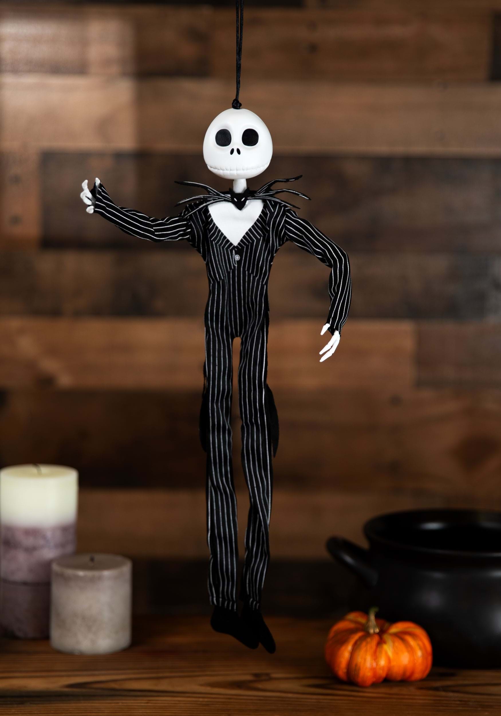 Jack Skellington with Halloween Door Figure, Disney Nightmare Before  Christmas Figure