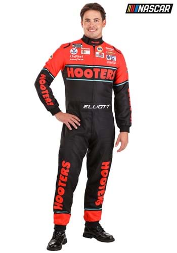 Mens NASCAR Chase Elliott Hooters Uniform Costume