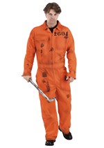 Distressed Prisoner Jumpsuit Costume for Adults Alt 5