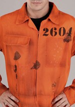 Distressed Prisoner Jumpsuit Costume for Adults Alt 3