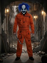 Distressed Prisoner Jumpsuit Costume for Adults Alt 6