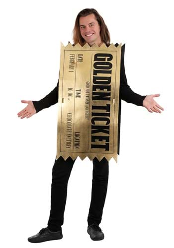 Winning Golden Ticket Adult Costume