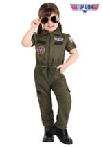 Girls Toddler Top Gun Flight Suit Costume