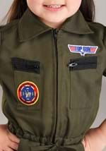 Girls Toddler Top Gun Flight Suit Costume Alt 4