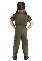 Girls Toddler Top Gun Flight Suit Costume Alt 1