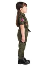 Girls Toddler Top Gun Flight Suit Costume Alt 3