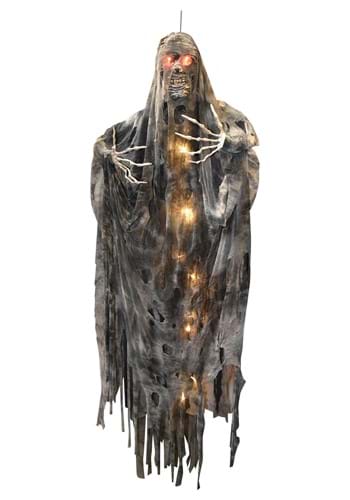 6FT Light Up Hanging Creepy Mummy Decoration