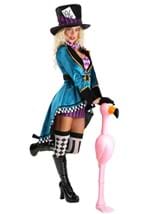 Women's Purple Panache Mad Hatter Costume Alt 1