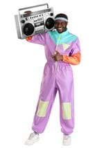 Mens 80s Purple Tracksuit Costume