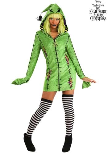 Womens Deluxe Disney Oogie Boogie Hoodie Costume Dress