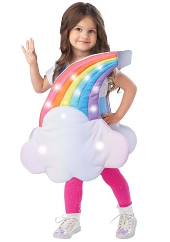 Girls Illuminated Rainbow Toddler Costume