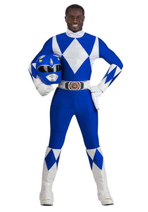 Authentic Power Rangers Blue Ranger Men's Costume | TV Show Costumes