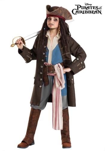 Boys Premium Jack Sparrow Pirate Costume