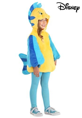 Kids Disney Little Mermaid Flounder Costume