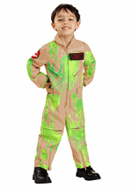Slime Covered Ghostbusters Toddler Costume Alt 1