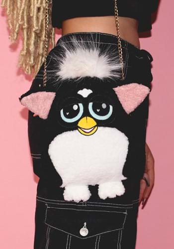 Furby Figural Black Cakeworthy Crossbody Bag