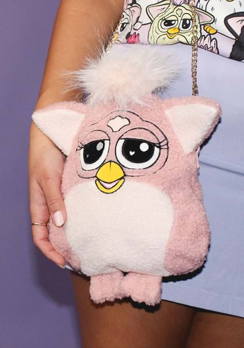 Furby Figural Pink Cakeworthy Crossbody Bag