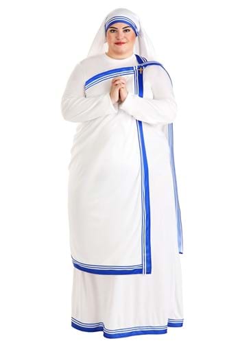 Womens Plus Size Mother Teresa Costume