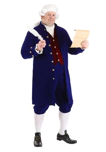 Exclusive Mens Plus Size Thomas Jefferson Costume