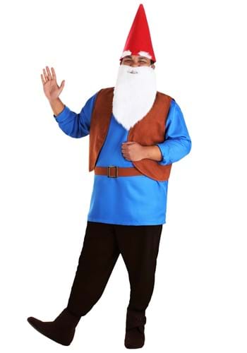 Mens Plus Size Gnome Costume