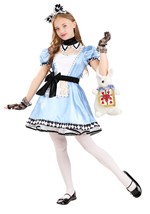 Kid's Sassy Alice Costume Alt 1