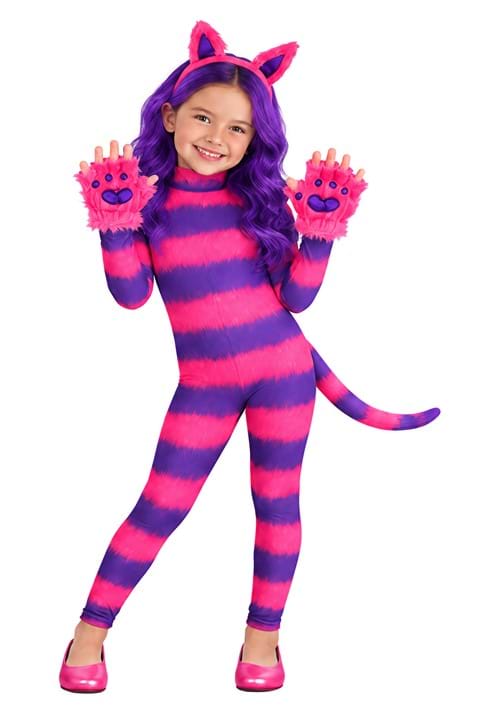 Feisty Cheshire Cat Bodysuit Girl's Costume upd