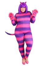 Plus Size Sexy Cheshire Cat Bodysuit Costume Alt 1