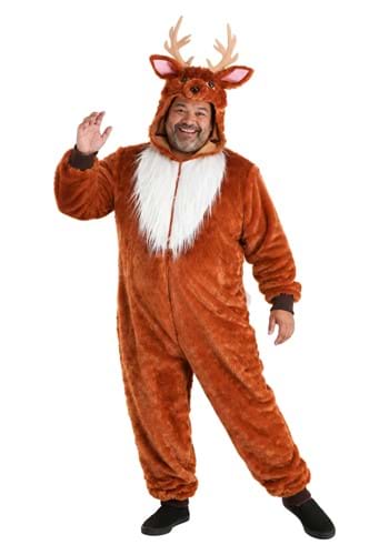 Plus Size Dashing Deer Men's Costume new