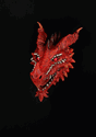 3FT Dire Dragon's Head Brick Thunder Actor-matronic