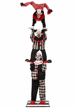 12FT 3-Stacked Acrobatic Clowns Animatronic - Brick Thunder 