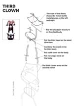 12FT 3-Stacked Acrobatic Clowns Animatronic - Brick Thunder 