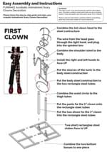 Acrobatic Animatronic Scary Clowns Decoration Alt 11