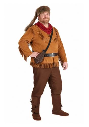 Plus Size Davy Crockett / William Clark Men's Costume new