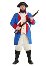 Plus Size American Revolution Soldier Costume for Men