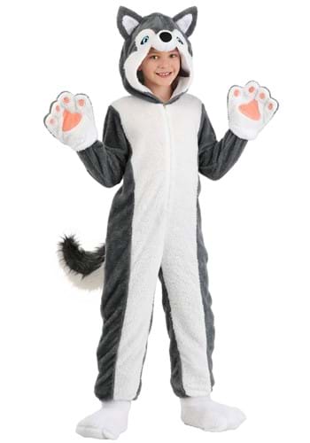 Siberian Husky Dog Kids Costume