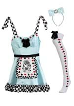 Womens Deluxe Punky Alice Costume Dress Alt 1