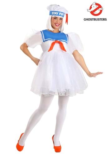 Womens Ghostbusters Stay Puft Costume Dress