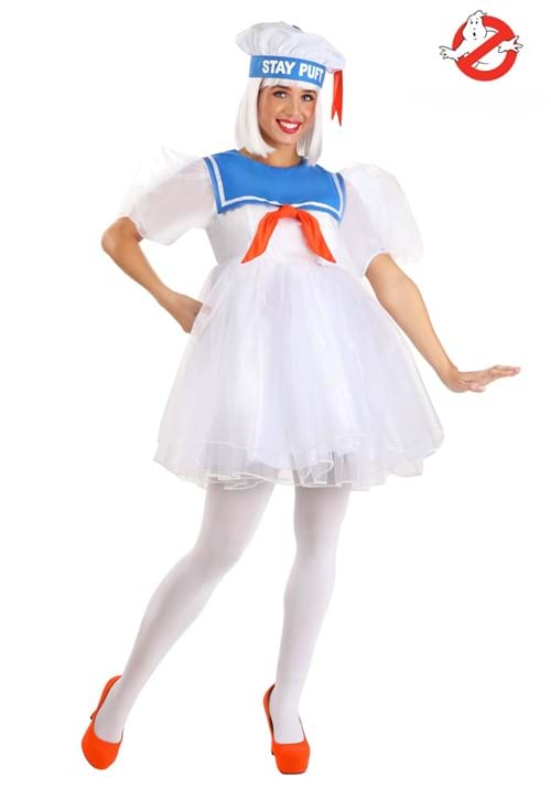 Womens Ghostbusters Stay Puft Costume Dress