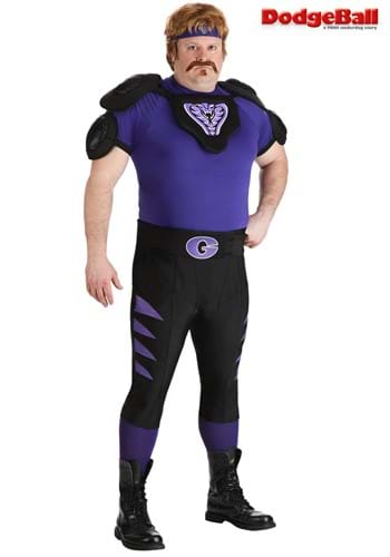 Plus Size Dodgeball Purple Cobra Mens Costume