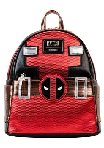 Loungefly Marvel Metallic Deadpool Mini Backpack