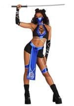 Sexy Blue Mortal Ninja Costume for Women Alt 1