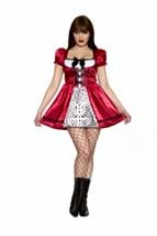 Womens Gothic Red Riding Hood Costume Alt 1