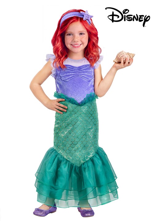 Girl's Toddler Disney Ariel Premium Costume main