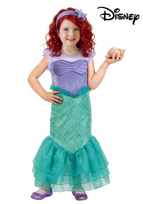 Girls Toddler Disney Ariel Premium Costume