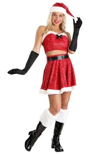 Sexy Sequin Santa Costume for Women