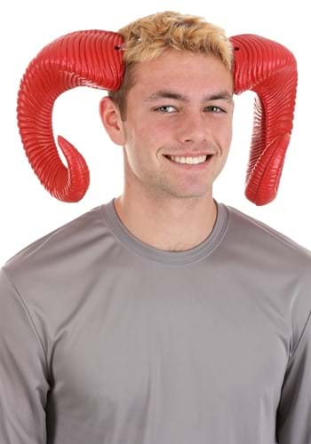 Adult Red Demon Costume Horns